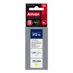 Activejet AH-912YRX ink for HP printers, Replacement HP 912XL 3YL83AE; Premium; 990 pages; yellow