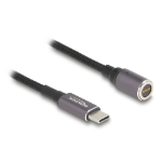 DeLOCK 80781 electriciteitssnoer Antraciet, Zwart 0,15 m USB C 8-pin