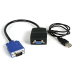 StarTech.com Duplicador Divisor de Vídeo VGA 2 puertos Compacto Alimentado por USB - Cable Splitter