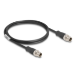 DeLOCK M12 Cable X-coded 8 pin male to male PVC 1 m