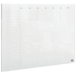 Nobo Transparent Acrylic Mini Whiteboard Weekly Planner Desktop or Wall Mounted A4