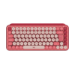 Logitech Pop Keys keyboard RF Wireless + Bluetooth QWERTY UK English Burgundy, Pink, Rose