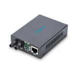 Digitus DN-82010-1 netwerk media converter Intern 1310 nm Multimode Zwart