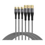 EFB Elektronik USB-AC-00008 USB-kabel USB 2.0 2 m USB A USB C Zwart, Grijs