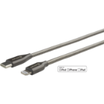 eSTUFF USB-C Lightning Cable MFI 1m Stainless steel