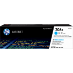 HP 206X High Yield Cyan Original LaserJet Toner Cartridge