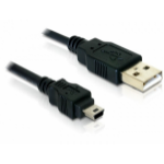 DeLOCK 82252 USB cable 1.5 m 2.0 USB A Mini-USB B Black
