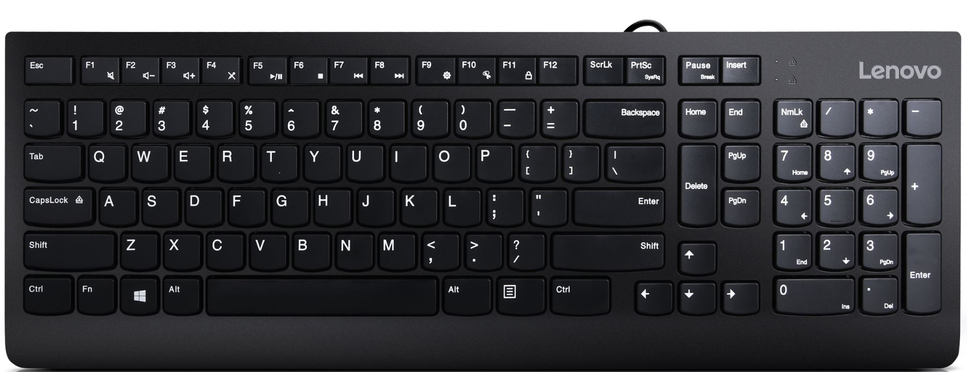 300 keyboard Universal USB QWERTY US English Black