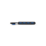 Port Designs 900121 interface hub USB 3.2 Gen 1 (3.1 Gen 1) Type-A 5000 Mbit/s Zwart