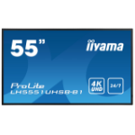 iiyama LH5551UHSB-B1 Signage Display Interactive flat panel 137.2 cm (54") IPS 800 cd/m² 4K Ultra HD Black 24/7