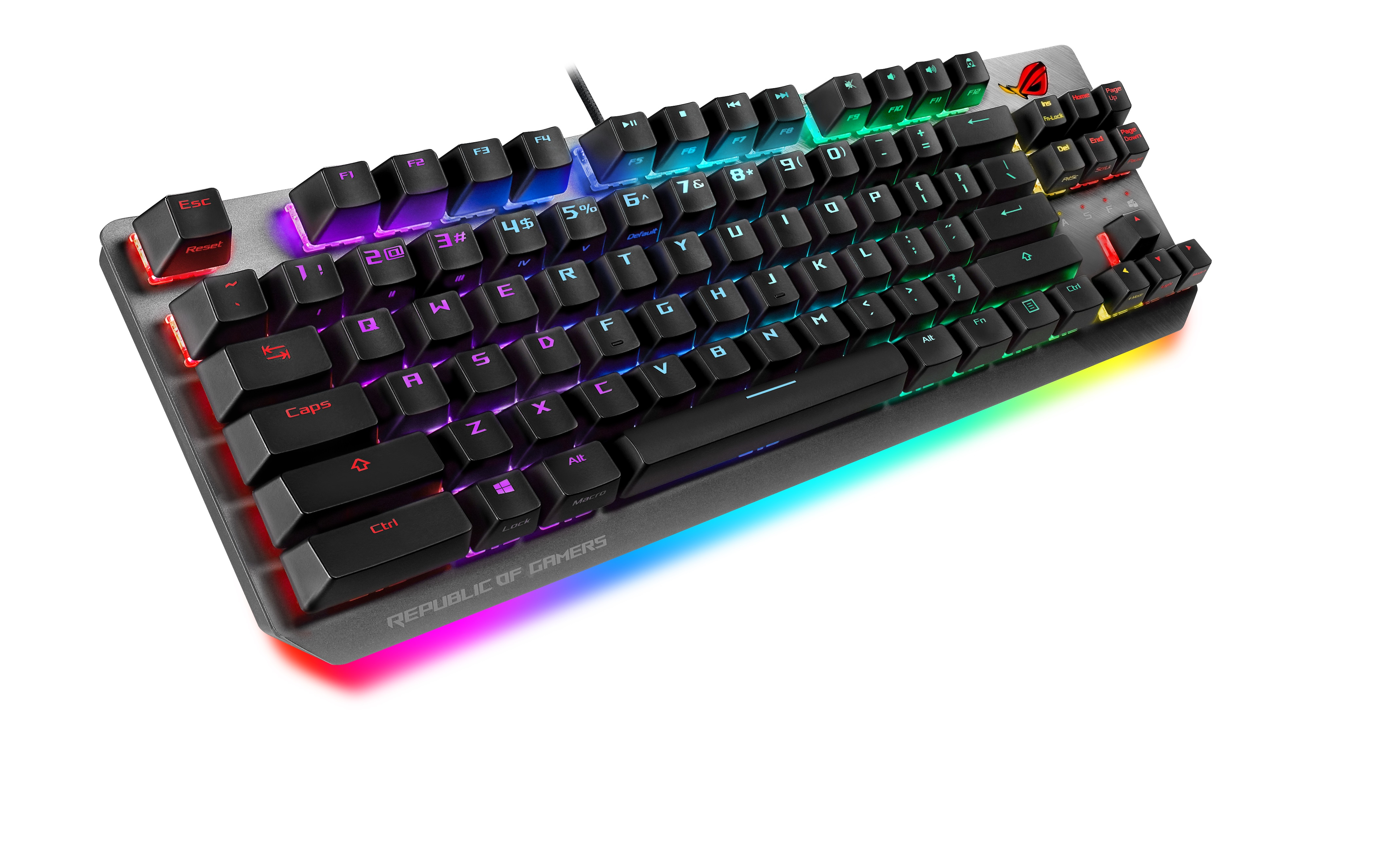 Image of ASUS ROG Strix Scope NX TKL keyboard USB Black, Grey