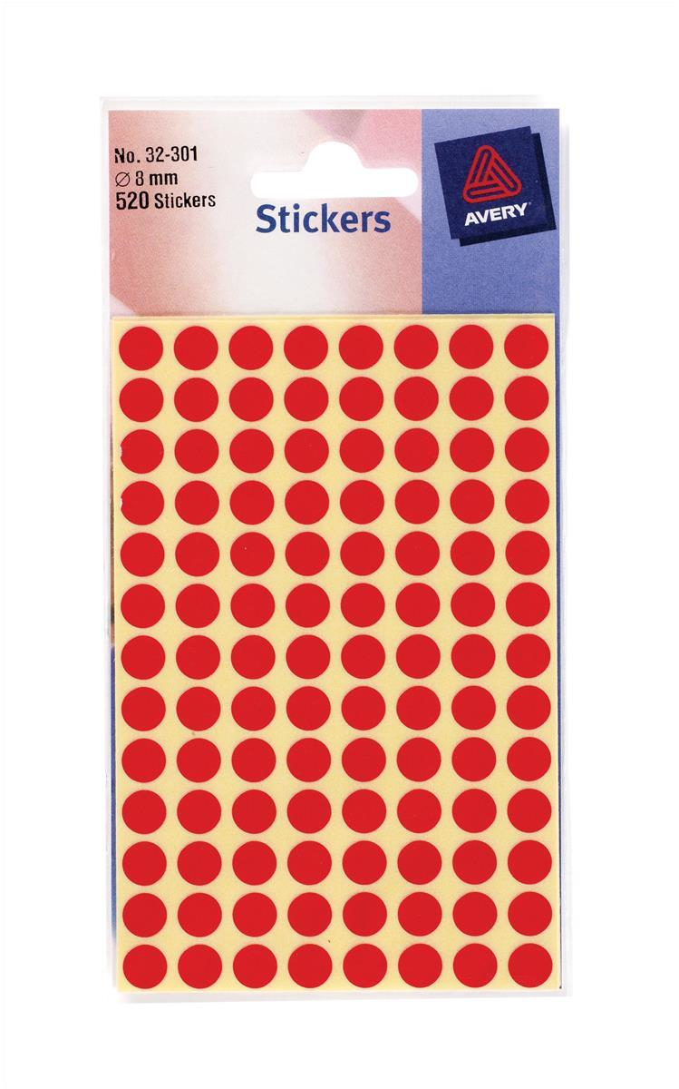 Image of Avery Coloured Labels in Packets