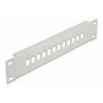 DeLOCK 10″ Fiber Optic Patch Panel 12 Port for SC Simplex / LC Duplex 1U grey