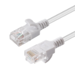 Microconnect U/UTP CAT6A Slim 20M White networking cable U/UTP (UTP)