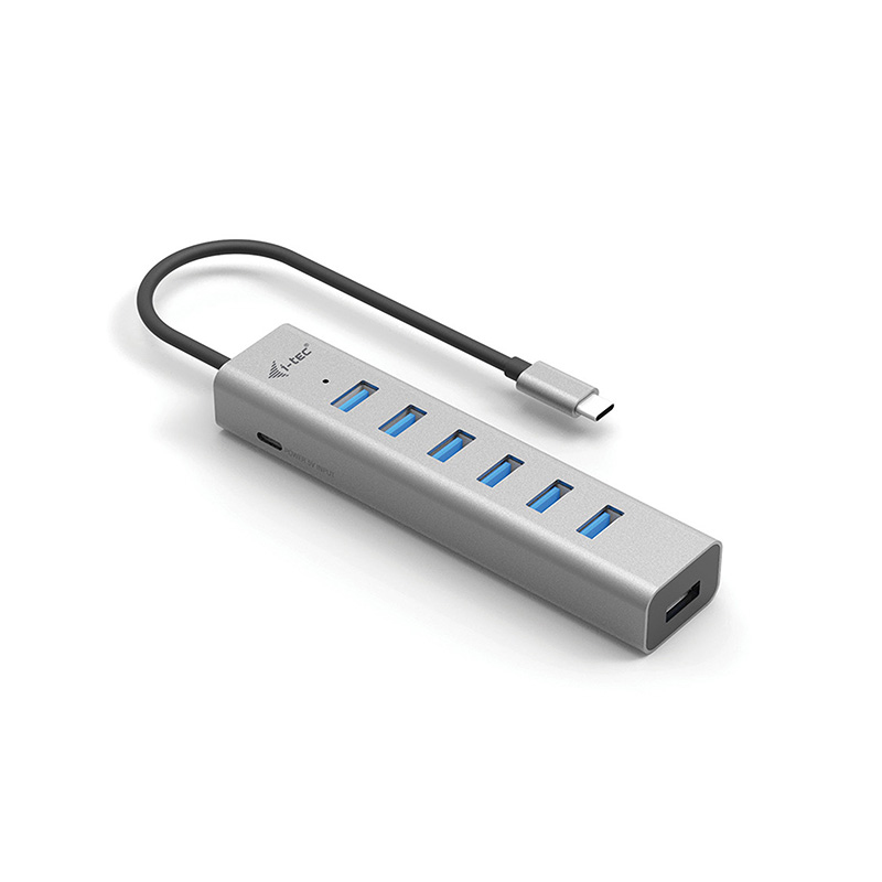 Image of i-tec USB-C Charging Metal HUB 7 Port