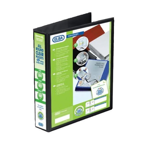 Image of Elba 400008417 ring binder A4 Black