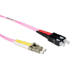 ACT 7 meter LSZH Multimode 50/125 OM4 glasvezel patchkabel duplex met LC en SC connectoren