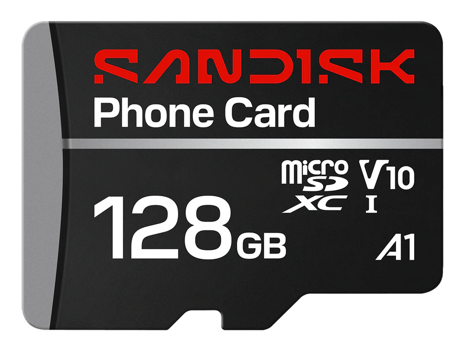 Image of Sandisk PHONE CARD MICROSDXC 128GB