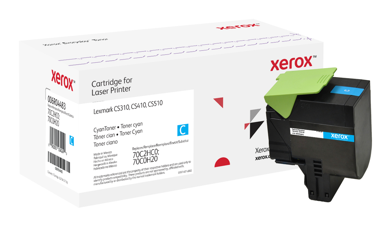 Xerox 006R04483 Toner-kit cyan, 3K pages (replaces Lexmark 700H2 702HC) for Lexmark CS 310/510