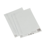 Rexel Crystalfile `330` Lateral File Insert White (25)