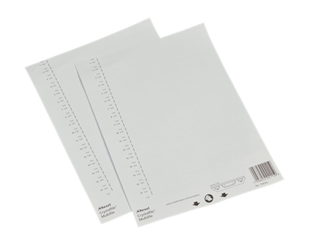 Photos - Accessory Rexel Crystalfile `330` Lateral File Insert White (25) 70676 