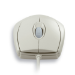 CHERRY WHEELMOUSE OPTICAL Corded Mouse, Light Grey, PS2/USB