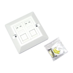 Cables Direct UT-8702 wall plate/switch cover White