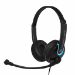 Andrea Communications EDU-255 Headset Wired Head-band Office/Call center USB Type-A Black, Blue