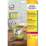 Avery L4717REV-20 self-adhesive label Rectangle Permanent White 40 pc(s)