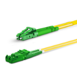 Equip E2000/APC to LC/APC Fiber Cable, SM, Duplex, 7.0m