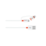 Skross 2.700200-E USB cable 1 m USB A Micro-USB B/Lightning White