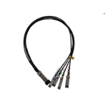 HPE Q9S72A InfiniBand/fibre optic cable 1 m QSFP28 4x SFP28 DAC Black