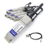 AddOn Networks QSFP-4SFP-ADAC7M-AO InfiniBand/fibre optic cable 7 m QSFP+ 4xSFP+ Black
