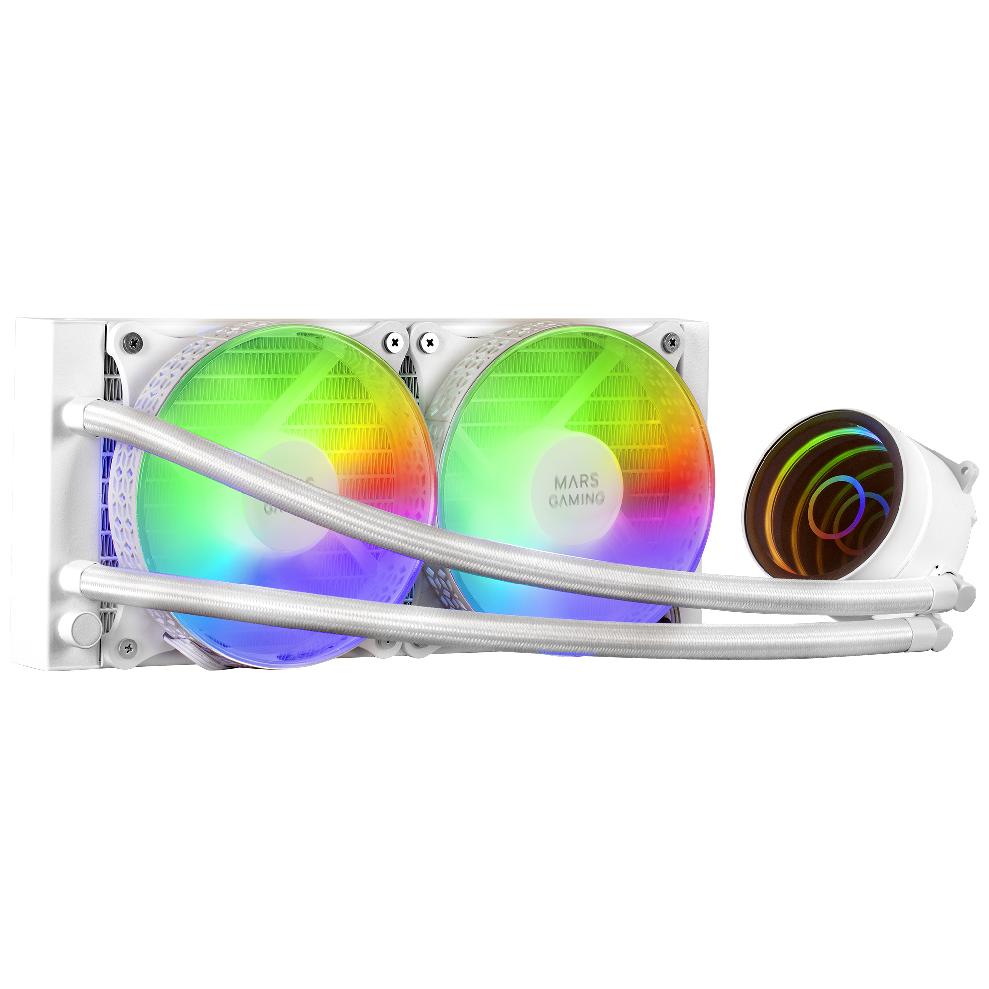 Mars Gaming White Mlone240 Processor Liquid Cooling Kit 12 Cm 1 Pc(S)