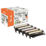 Peach PT846 tonercartridge 5 stuk(s) Compatibel Zwart, Cyaan, Magenta, Geel