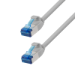 LogiLink Patch cable Cat.6A SLIM S/FTP LSZH, grey,  1,00 m, SlimLine