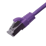 Cablenet 4m Cat6a RJ45 Violet U/FTP LSOH 30AWG Slim Snagless Booted Patch Lead