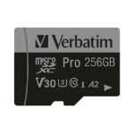 Verbatim Pro U3 256GB Micro SDXC Card