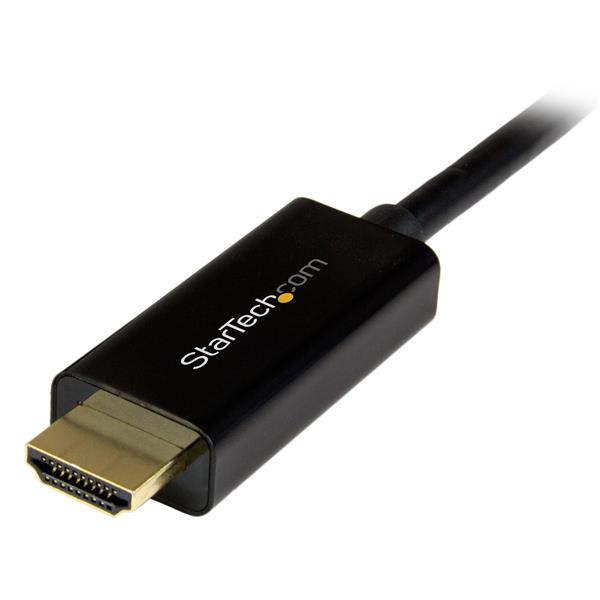 StarTech.com DisplayPort to HDMI Adapter Cable - 3 m (10 ft.) - 4K 30Hz