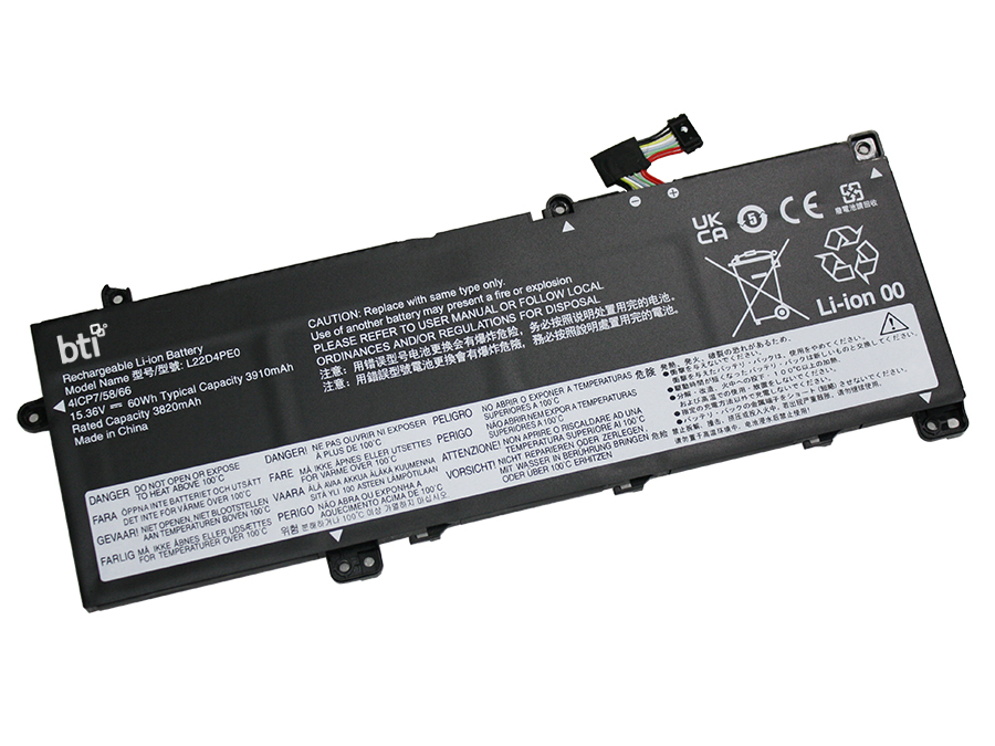 BTI 4 cell L22B4PE0 replacement battery for LENOVO THINKBOOK 14 G6 IRL 14 G6 IRL 21KG 14 G6 IRL 21NQ 14 G6 ABP 14 G6 ABP 21KJ 14 G7 IML 14 G7 IML 21MR