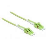 DeLOCK 85688 InfiniBand en Glasvezelkabel 1 m LC Groen