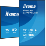 iiyama 75" 4K UHD Professional Digital Signage 24/7 display featuring Android OS, FailOver and Intel® SDM slot