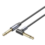 Vention AUDIO 6.3mm M-M Braided Cable Right Angle 5.0m BKEHJ