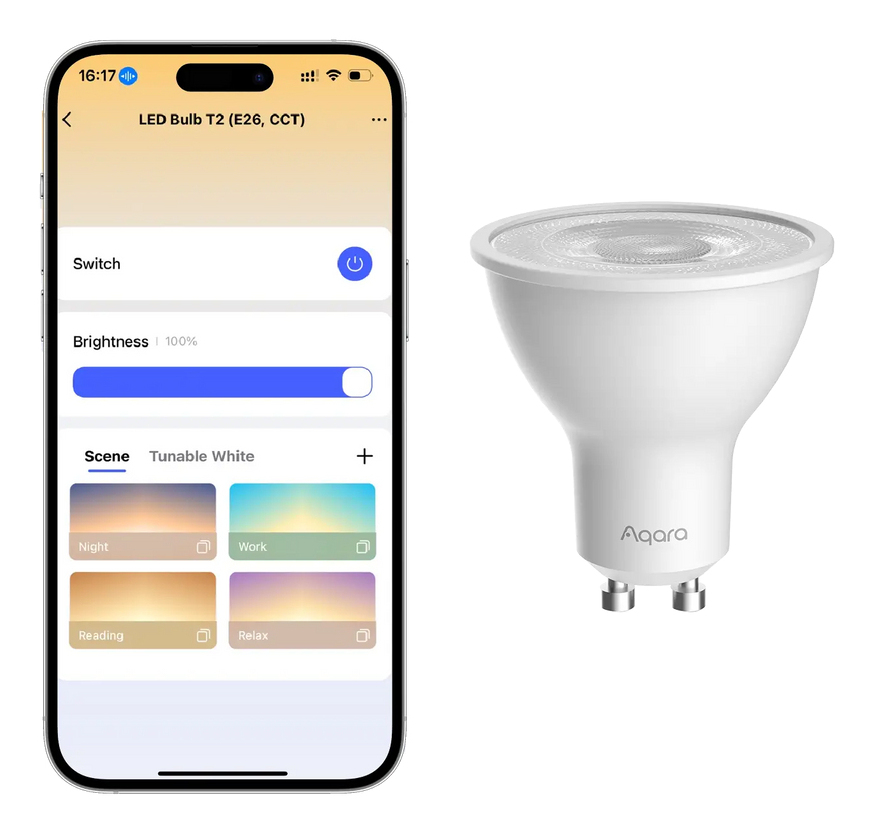EU Product - LED Bulb T2 CCT GU10 1 Stck thumbnail