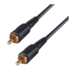 connektgear 2m RCA/Phono Audio/Video Cable - Male to Male - Gold Connectors