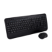 V7 CKW300IT Full Size/Palm Rest Italian QWERTY - Black, Professional Wireless Keyboard and Mouse Combo – IT, Multimedia Keyboard, 6-button mouse