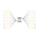 Digitus Pre-assembled Fiberglass Universal Breakout Cable, Single Mode OS2, 12 Fibers, LC/UPC - LC/UPC