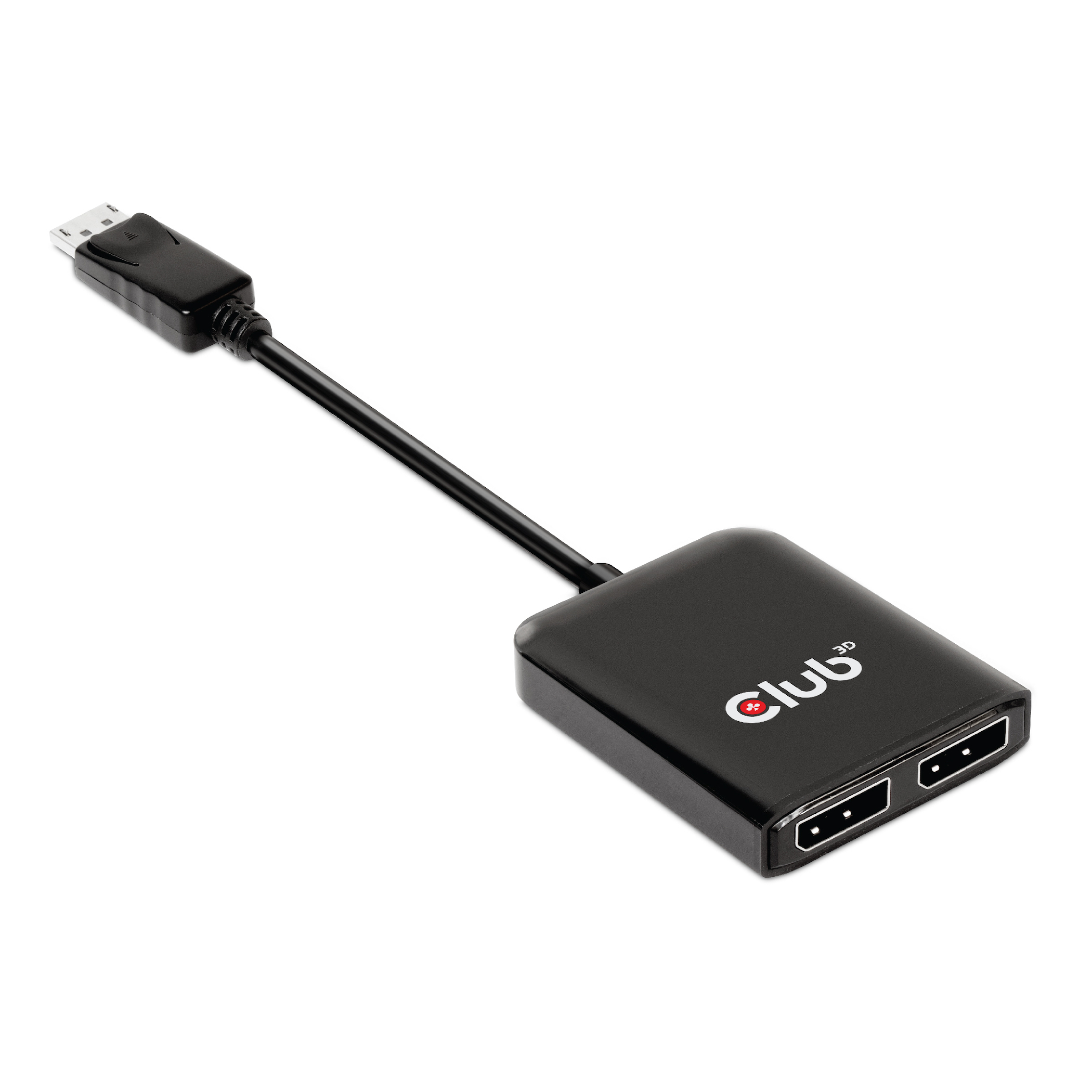 Image of CLUB3D MST hub DisplayPort 1.4 to DisplayPort + HDMI...
