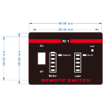 Gembird EG-PWC-PSWRC-01 afstandsbediening Bedraad Draagbaar oplaadstation Drukknopen