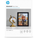 HP Advanced Photo Paper, Glossy, 250 g/m2, A4 (210 x 297 mm), 25 sheets